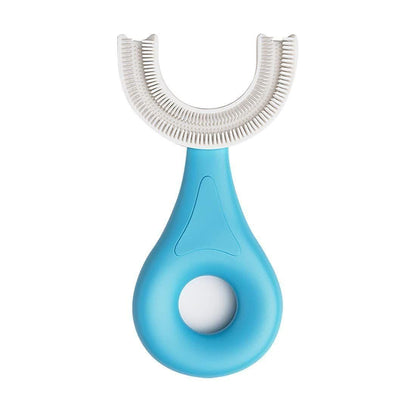 Brush- U Shaped Toothbrush for Silicone Infant Toothbrush For Mouth-Cleaning ( Pack of 1 )