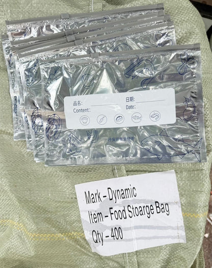 Reusable Aluminum Foil Sealable Storage Bags (Pack of 20)