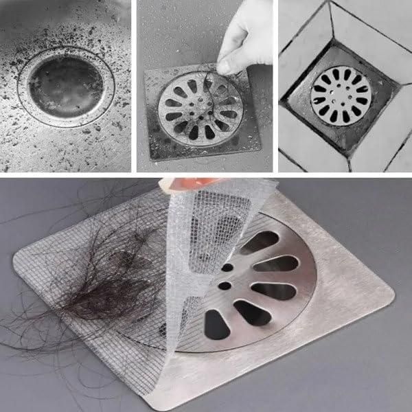 Self-Adhesive Floor Drain Stickers (Pack of 20)